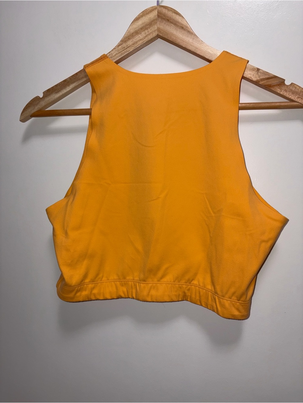 REI Co-op Take Your Time Bra Top in a Yellow/ Orange Mango Color Size Medium - Picture 5 of 5